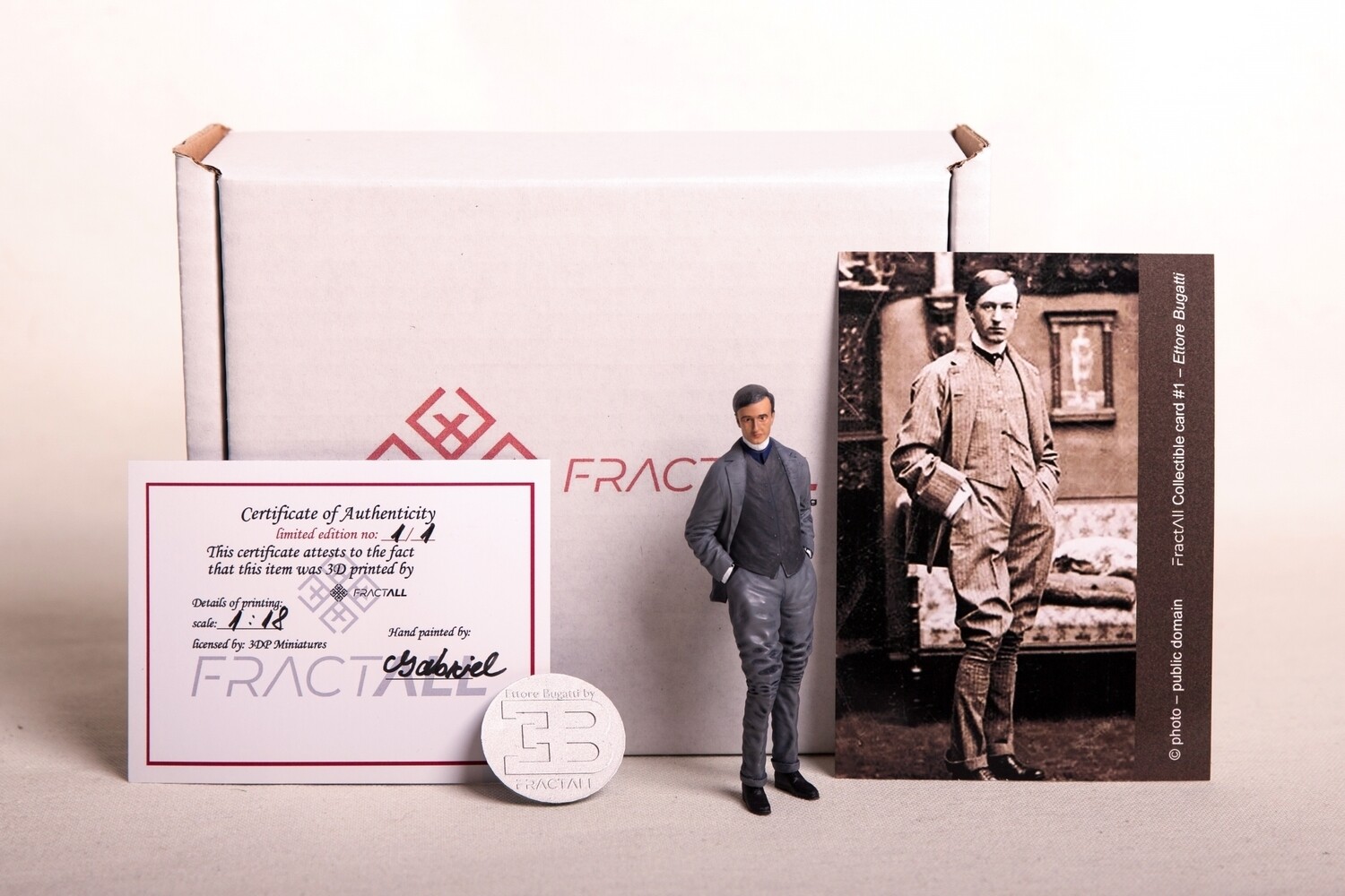Ettore Bugatti 1/18 scale limited edition (99 ex.)