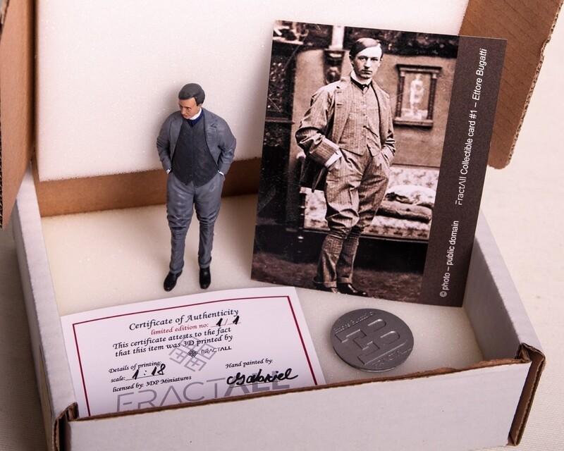 Ettore Bugatti 1/18 scale limited edition (99 ex.)