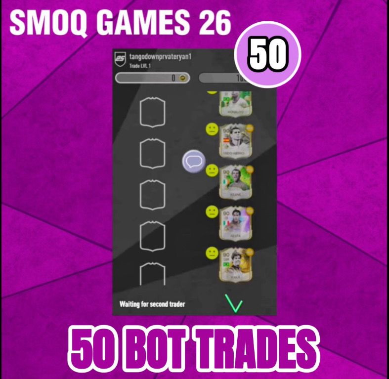 50 SMOQ BOT TRADES