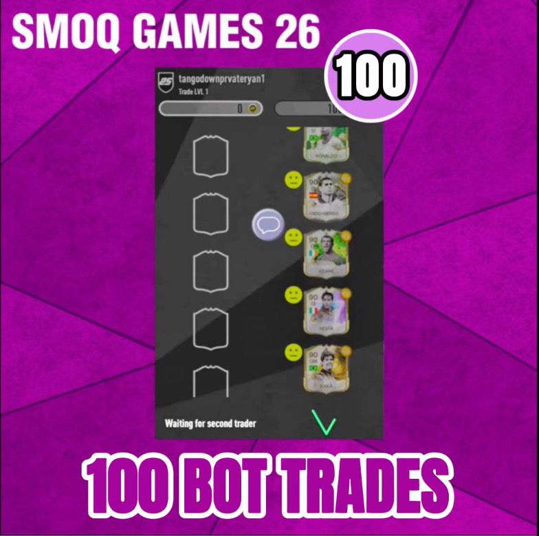 100 SMOQ BOT TRADES