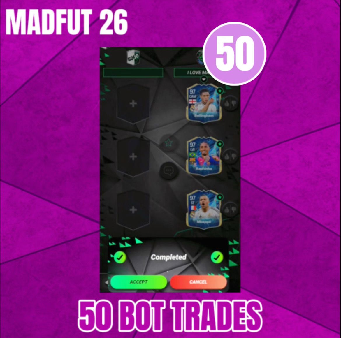 50 MADFUT BOT TRADES