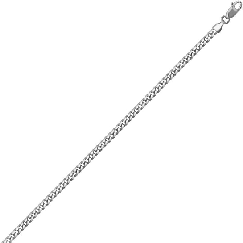 925 Sterling Silver 3.3mm Cuban Link Necklace