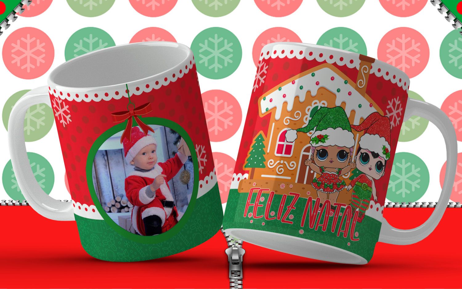 Caneca colecção Natal Lol