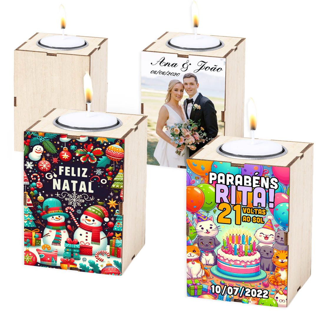 Vela aromática decorativa