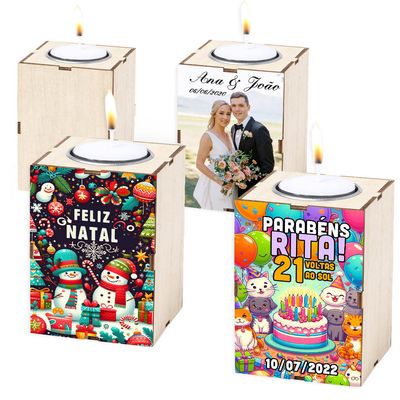 Vela aromática decorativa