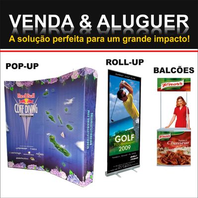 Expositores venda e aluguer