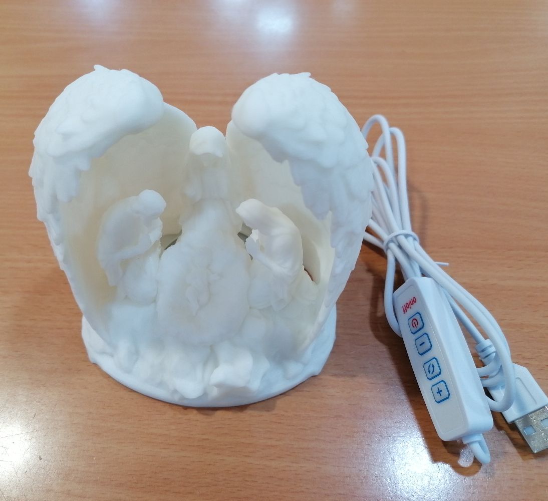 Presépio de Natal com luz