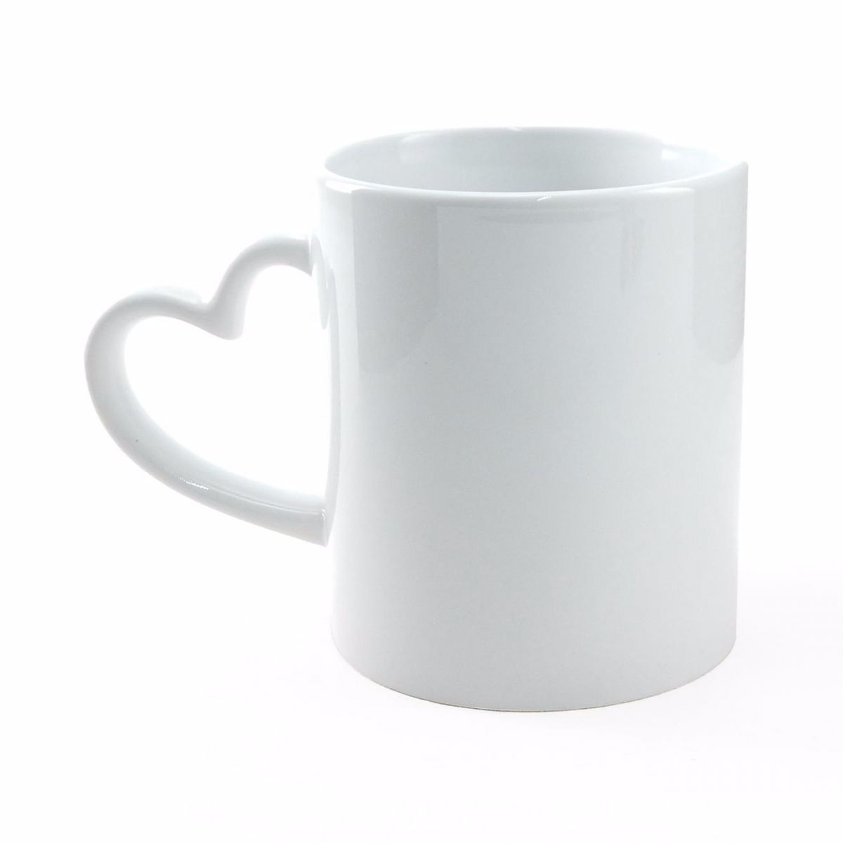 Caneca asa coração com cx.