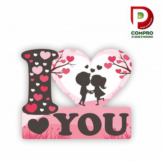 Íman I love em MDF