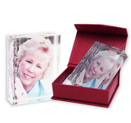 Cristal Retangular 6x8 cm com caixa