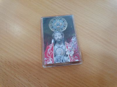 Íman retangular em acrílico Foto Santo Cristo