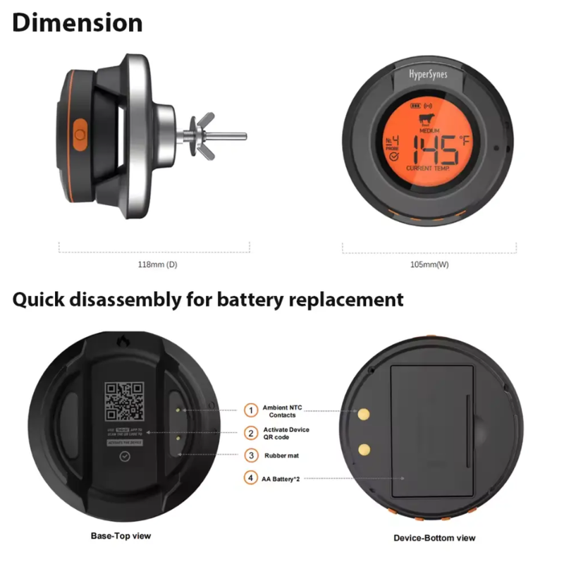 Smart Bluetooth Thermometer &amp; Probes