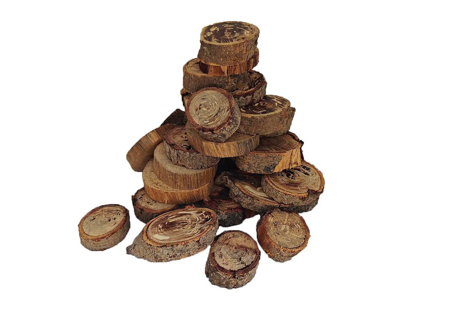 Tanoor Wood Medallions – Sickle Bush