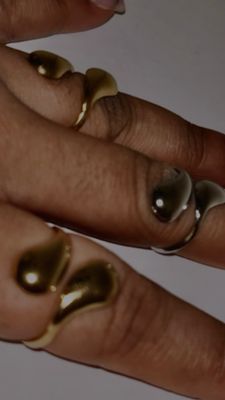 Make It rain Adjustable Ring