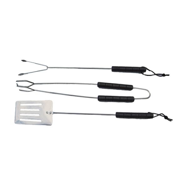 Gereedschap BBQ set/3 tang spatel vork
