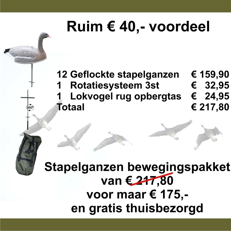 Ganzen bewegingspakket
