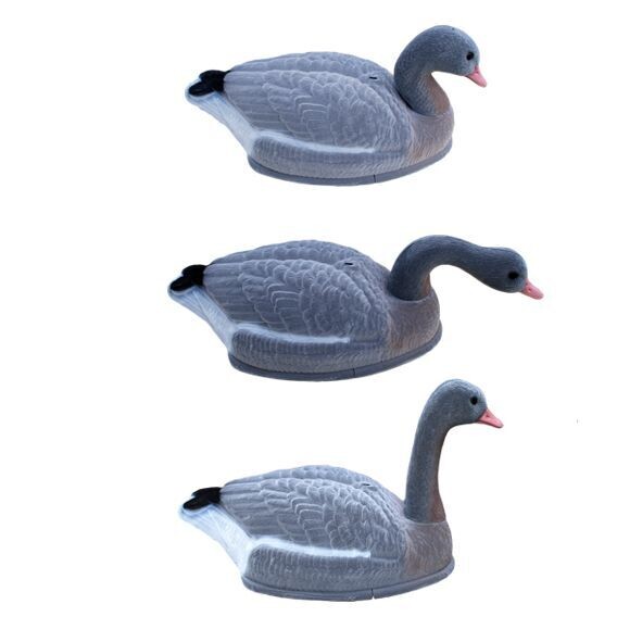Lokvogel grauwe gans geflockt stapelbaar