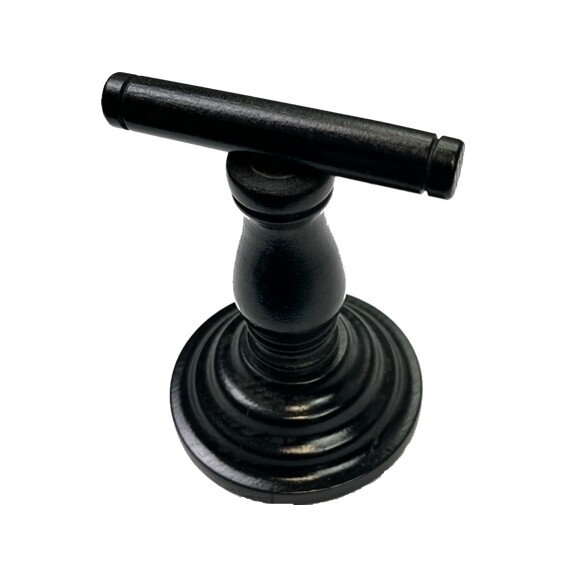 Vogelpreparaatsokkel Satin black, L7xD7xH10cm beuk