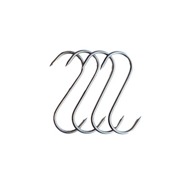 Vleeshaak RVS D5mmx100mm 4stuks