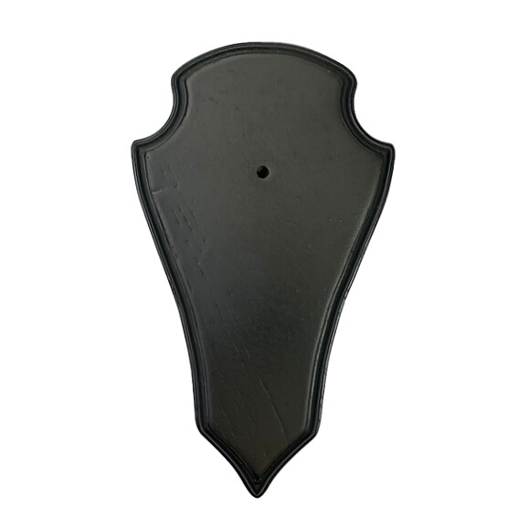 Gewei/ reeplank BUDGET eiken bruin maat 22x13x1,8cm incl. dubbele kaakuitsparing punt 5 stuks