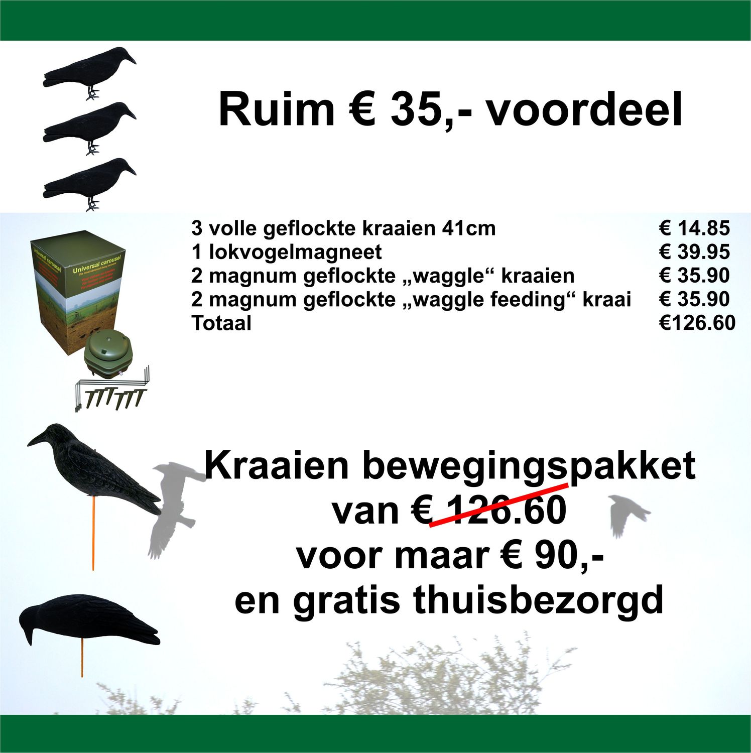 Kraaien Bewegingspakket