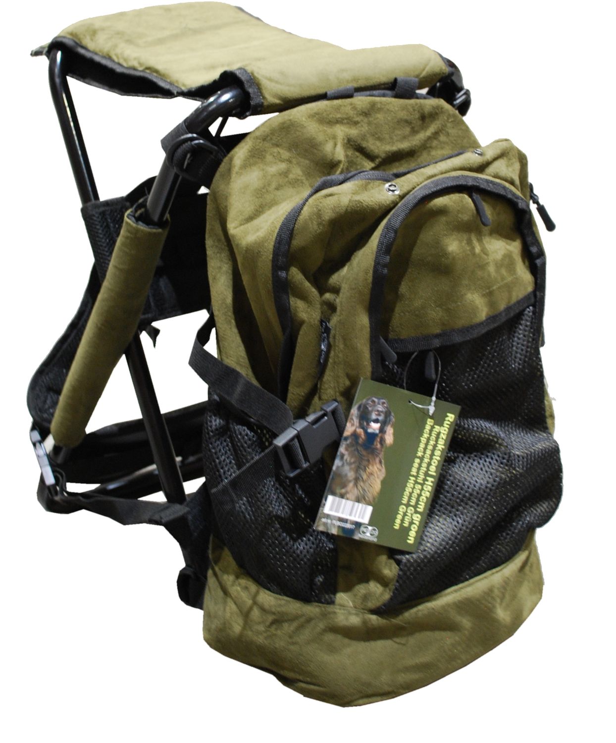 Backpack seat 55cm olijfgroen