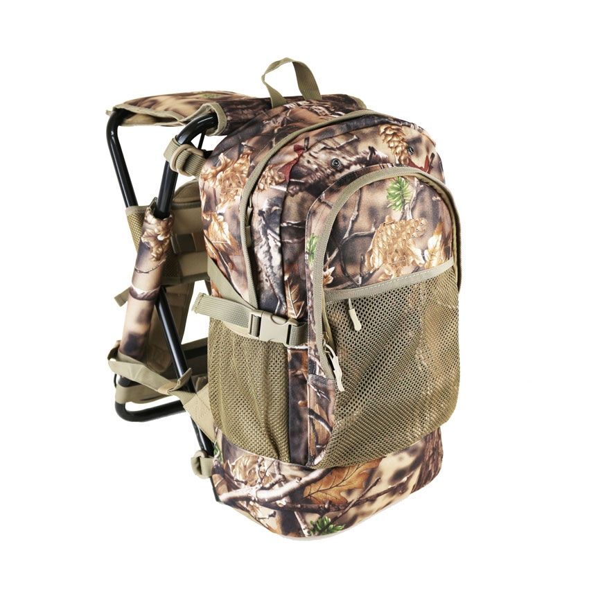 Backpack seat 55cm Woodland camo