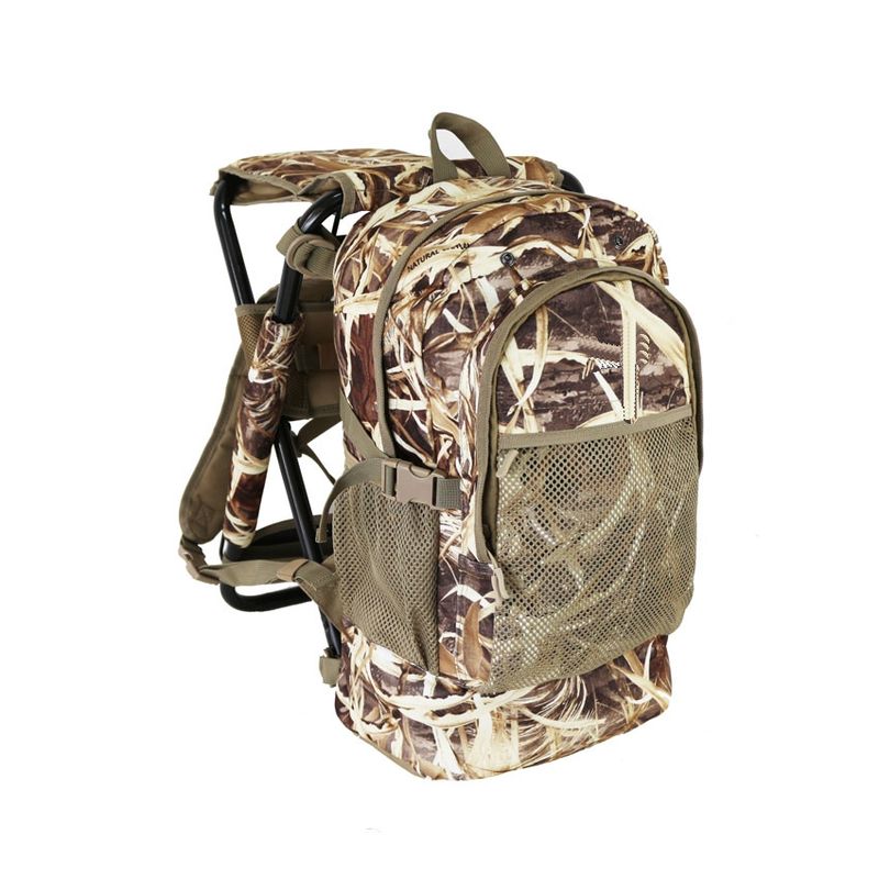 Backpack seat 55cm Wetland camo