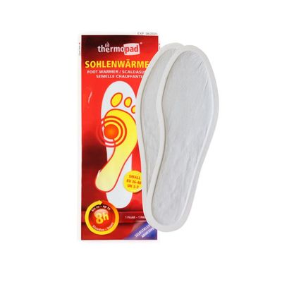 Voetverwarming Thermopad (S) 36-37 per  paar 9 uur