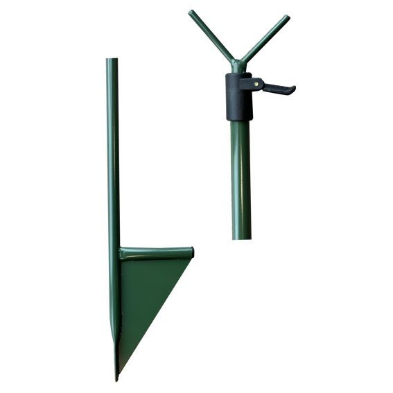 Verstelbare poten tbv camouflage net 90-180cm 4stuks met snelsluiting army green heavy duty