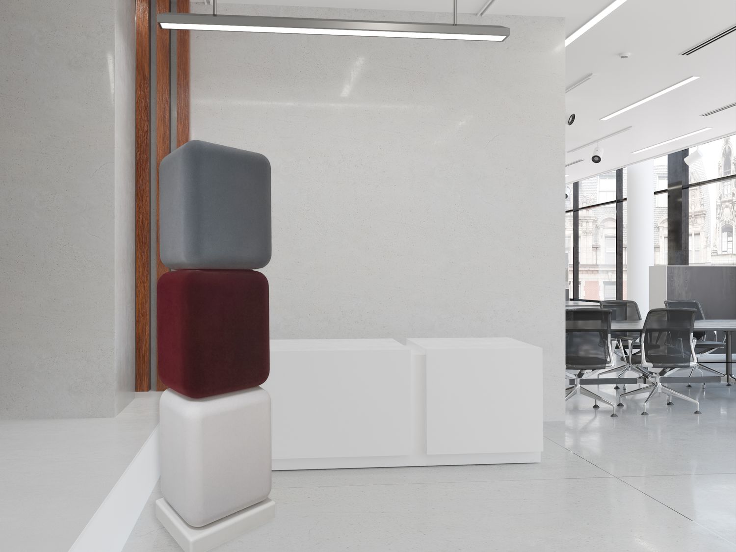 Melin® Flock Akustiksäule 180 x 58 x 38 cm