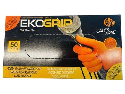 GUANTI MONOUSO IN NITRILE EKOGRIP