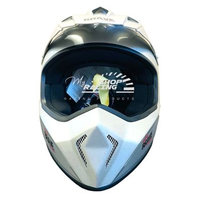 CASCO BRAVE OMOLOGATO FIA COLORE GRIGIO METALLIZZATO