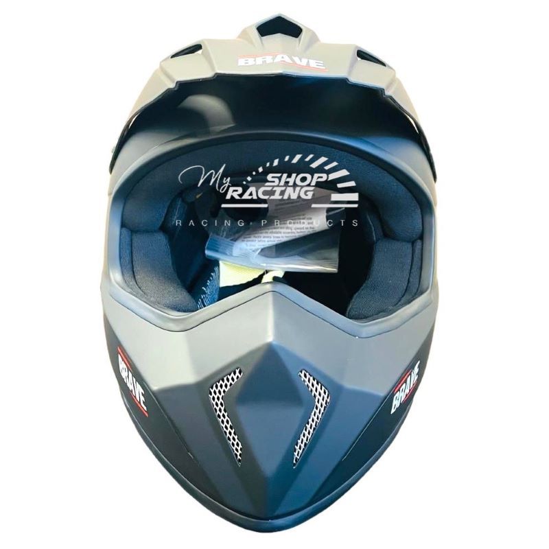 CASCO BRAVE OMOLOGATO FIA COLORE NERO OPACO