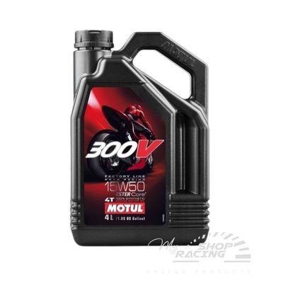 MOTUL OLIO MOTORE 300V FACTORY LINE ROAD 15W-50 4 LT