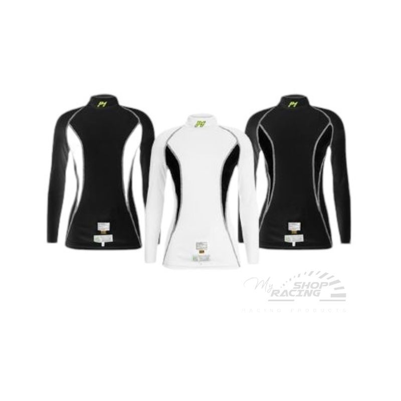 TOP ELITE LADY SLIM FIT COLORE BIANCO-NERO TOP ELITE LADY SLIM FIT COLORE BIANCO-NERO