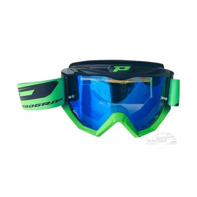 MASCHERA PROGRIP ATZAKI BICOLORE TEAR OFF VERDE E NERO LIMITED EDITION