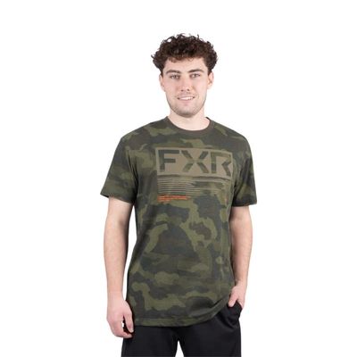 T SHIRT FXR MODELLO ELEVATE PREMIUM ARMY