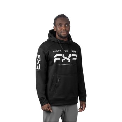 FELPA CON CAPPUCCIO MOTO TECH