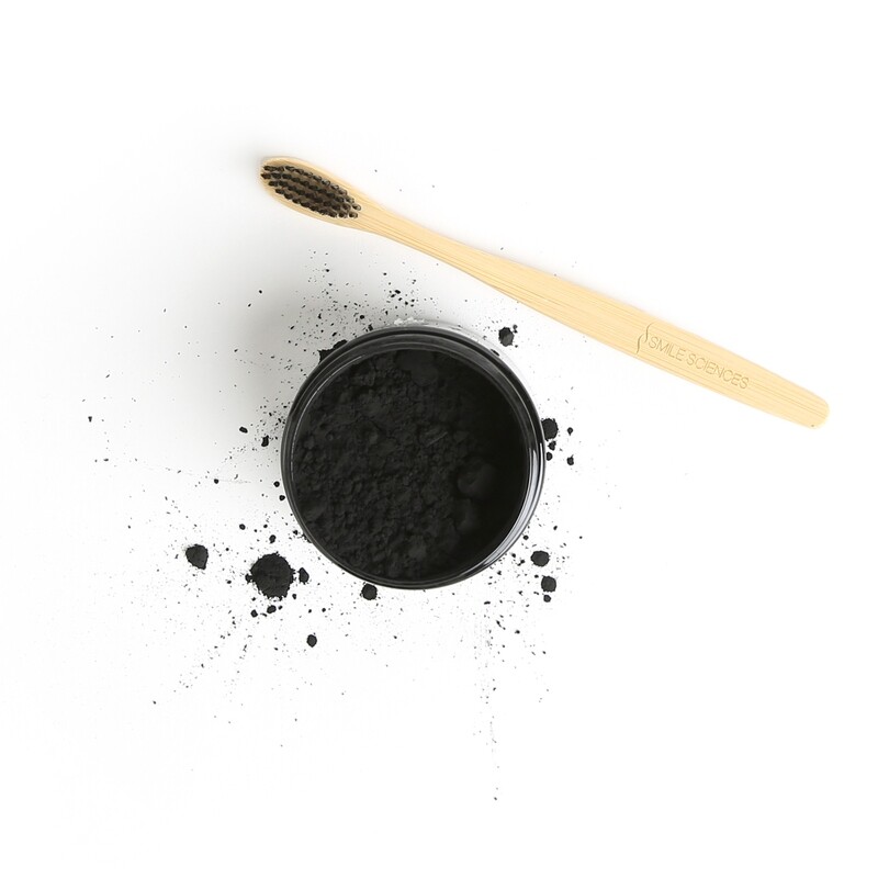 Charcoal tooth powder