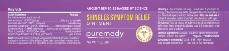 Shingles Symptom Relief Ointment 1 oz