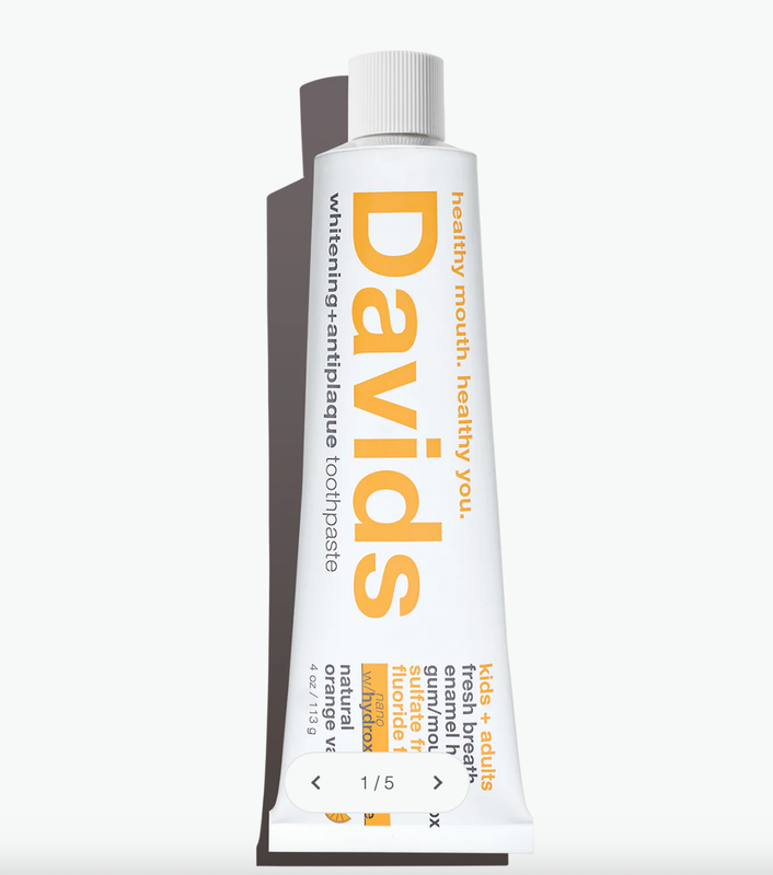 Toothpaste - Davids Kids + Adults Nano-Hydroxyapatite Premium Toothpaste / Orange Vanilla NEW