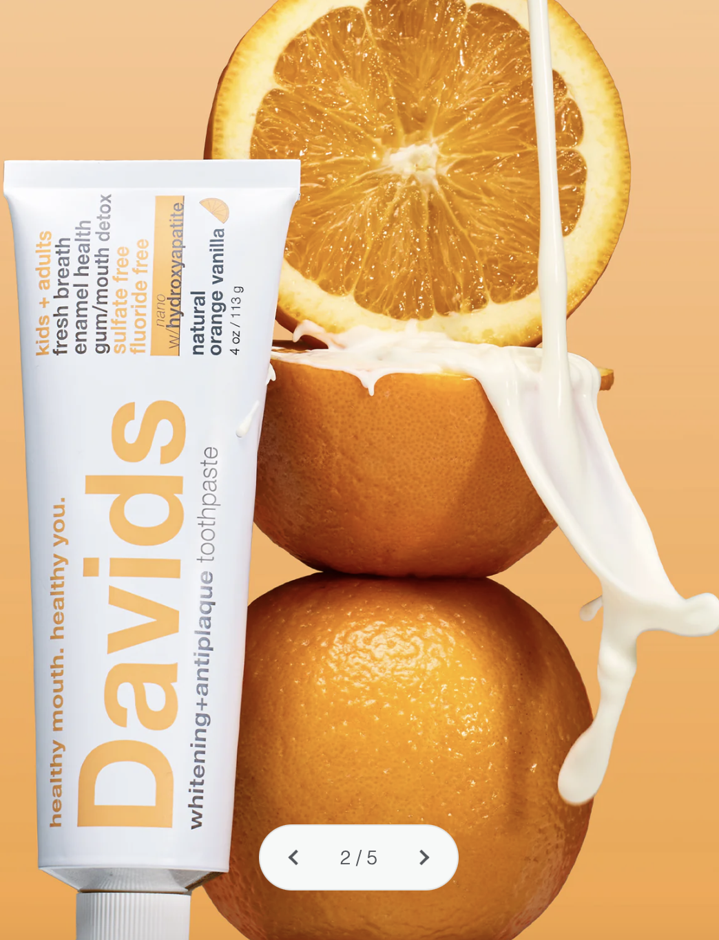 Toothpaste Davids Kids + Adults NanoHydroxyapatite Premium