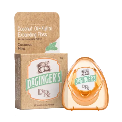Coconut Oil Expanding Floss - Dr Ginger&#39;s tooth floss
