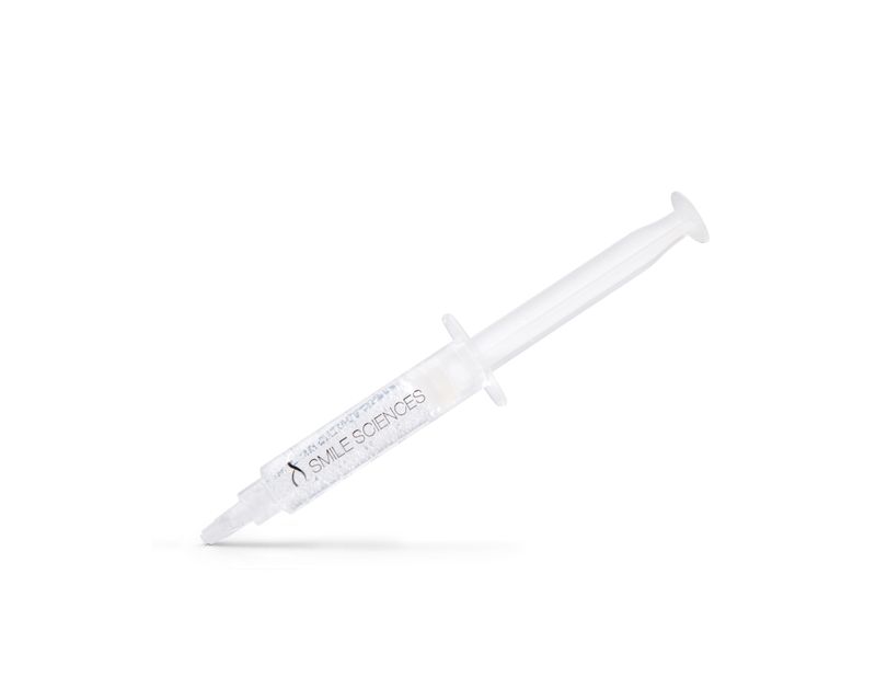 Teeth whitening syringe