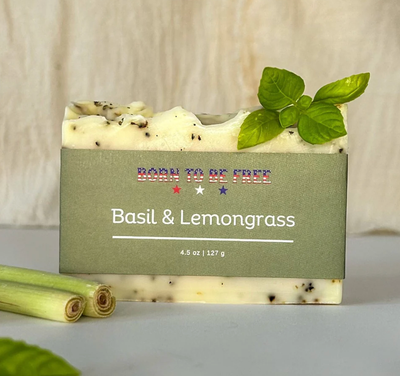 Basil &amp; Lemongrass Soap Bar natural