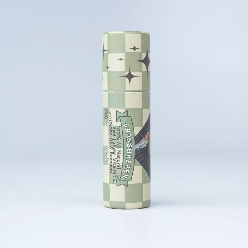 Tallow Lip Balm – Natural, Hydrating, Long-Lasting moisture - Grasshopper Mint