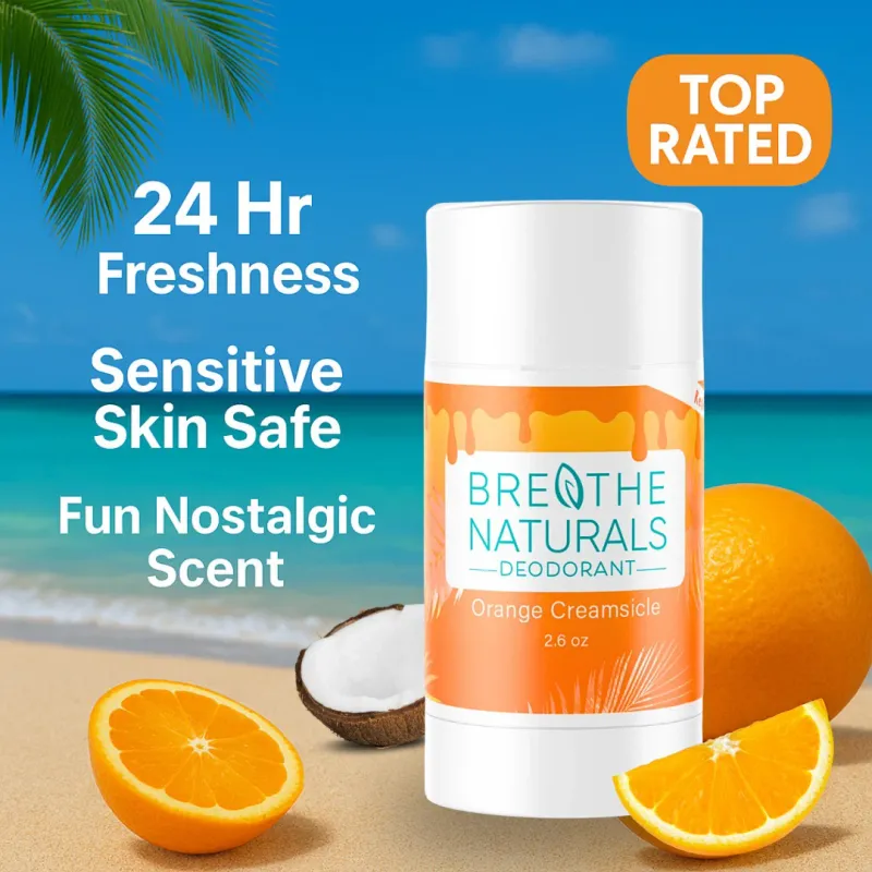 Orange Creamsicle Deodorant Natural