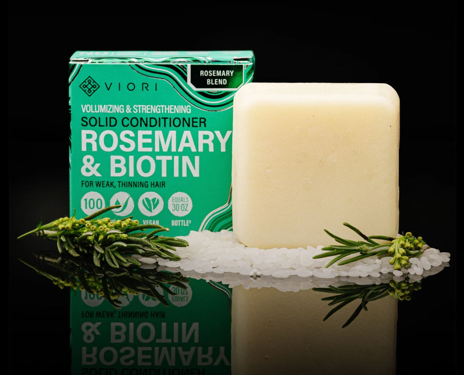 ROSEMARY &amp; BIOTIN CONDITIONER BAR FOR VOLUMIZING &amp; STRENGTHENING