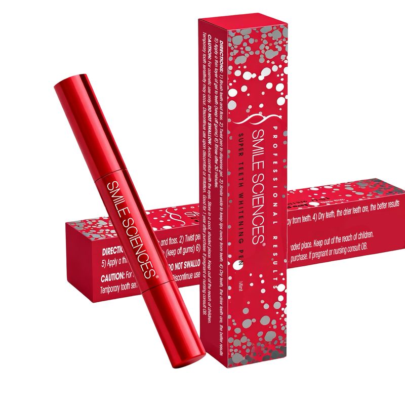 Peppermint teeth whitening pen